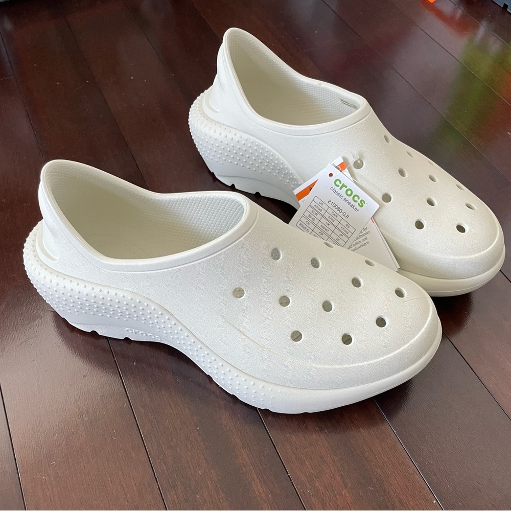 Crocs Classic Sneaker off white cream